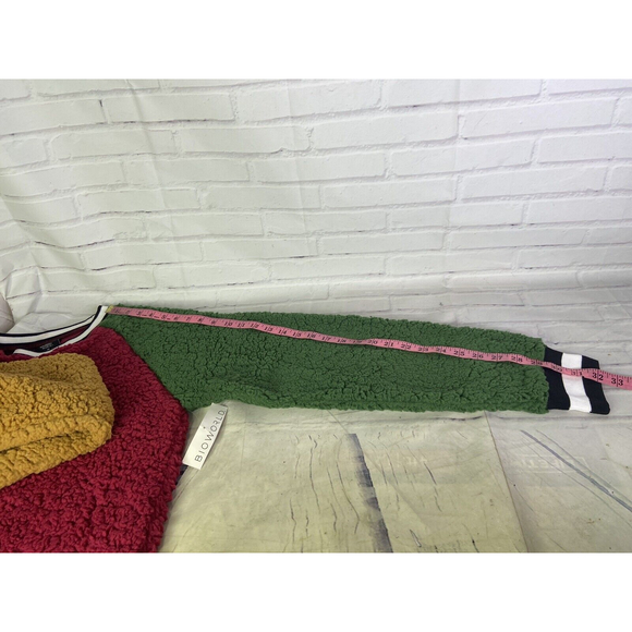 Harry Potter Color Block Hogwarts Collegiate Sherpa Pullover Sweater Womens M - Picture 8 of 9